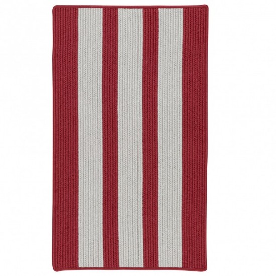 Colonial Mills Rug Everglades Vertical Stripe Sunset Red Rectangle