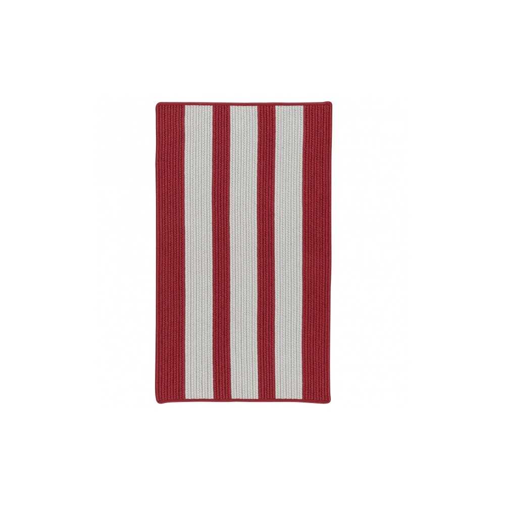 Colonial Mills Rug Everglades Vertical Stripe Sunset Red Rectangle