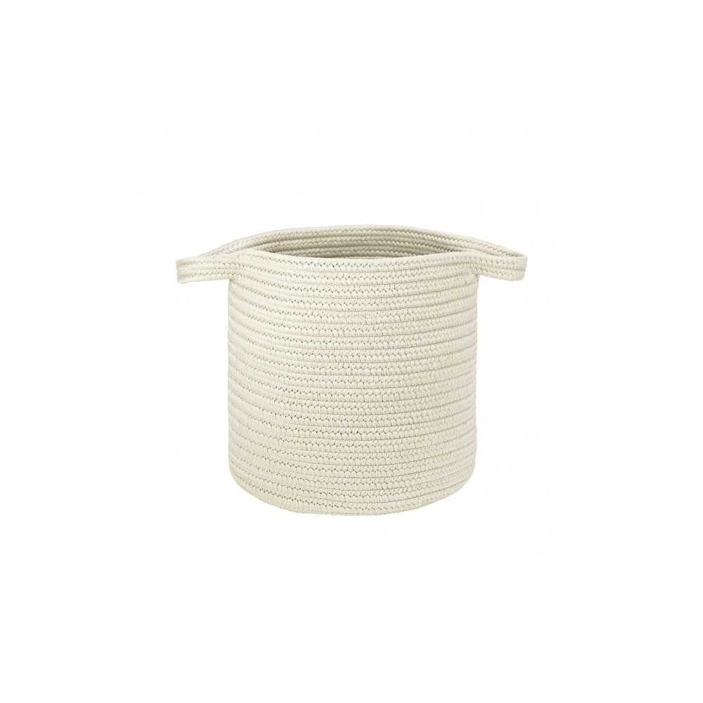 Colonial Mills Hamper Farm Braided Laundry Basket Snow Round