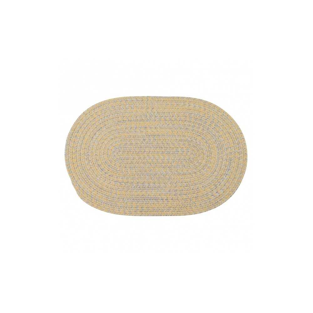 Colonial Mills Rug Flibustier Bright Yellow Round