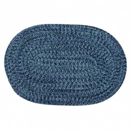 Colonial Mills Rug Flibustier Bright Blue Round