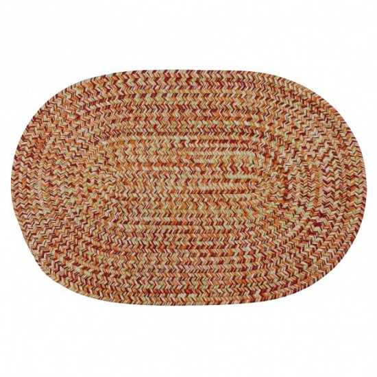 Colonial Mills Rug Flibustier Bright Orange Sample