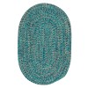 Colonial Mills Rug Flibustier Bright Turquoise Oval