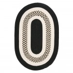 Colonial Mills Rug Flowers Bay Black Oval