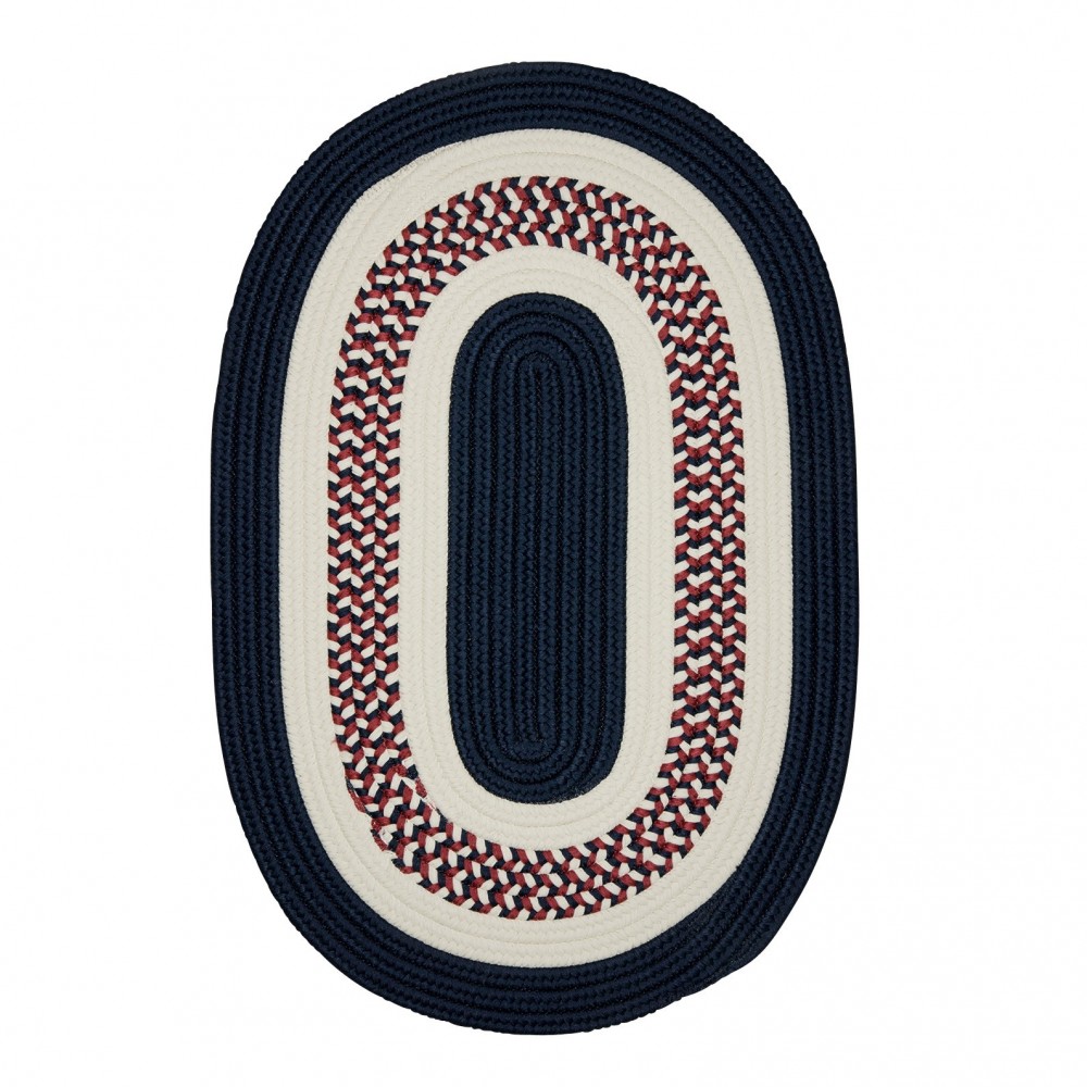 Colonial Mills Rug Flowers Bay Patriot Blue Round Colonial Mills Rug Flowers Bay Patriot Blue Round