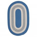 Colonial Mills Rug Flowers Bay Blue Runner (Oval)