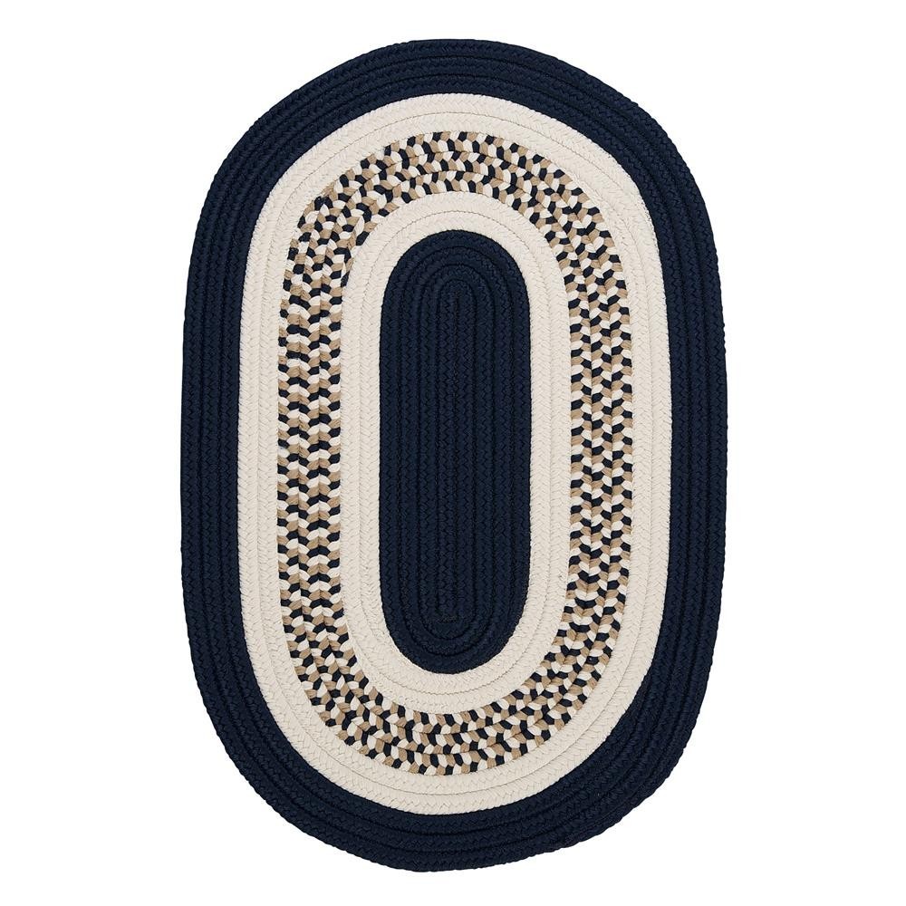 Colonial Mills Rug Flowers Bay Navy Oval Colonial Mills Rug Flowers Bay Navy Oval