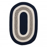 Colonial Mills Rug Flowers Bay Navy Runner (Oval)