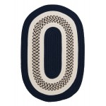 Colonial Mills Rug Flowers Bay Navy Runner (Oval)