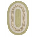 Colonial Mills Rug Flowers Bay Light Green Runner (Oval)