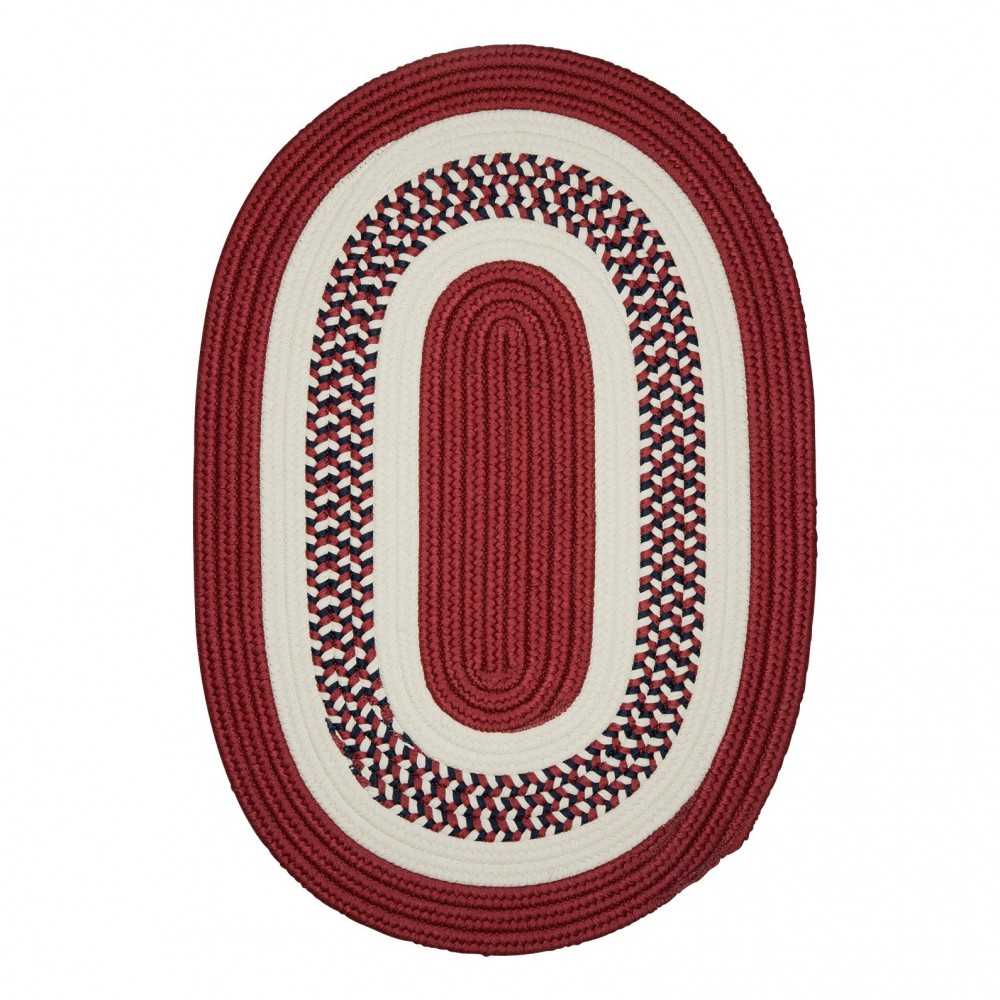 Colonial Mills Rug Flowers Bay Patriot Red Oval Colonial Mills Rug Flowers Bay Patriot Red Oval