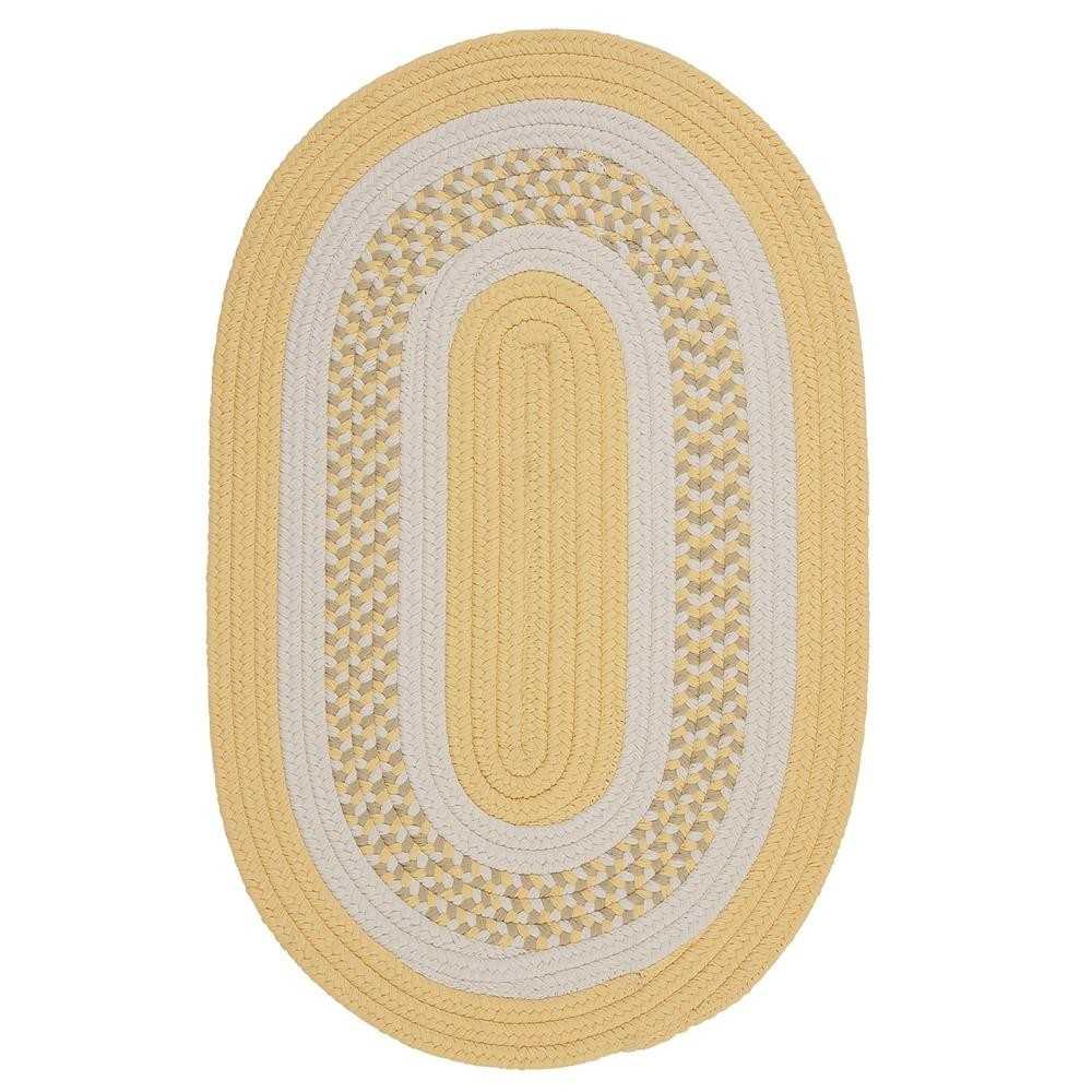 Colonial Mills Rug Flowers Bay Yellow Round Colonial Mills Rug Flowers Bay Yellow Round
