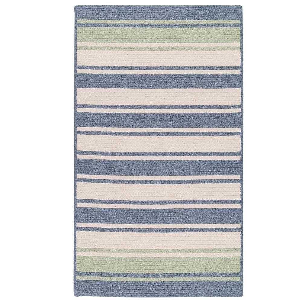 Colonial Mills Rug Frazada Stripe Light Blue/Mint Rectangle Colonial Mills Rug Frazada Stripe Light Blue/Mint Rectangle