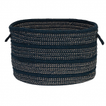 Colonial Mills Basket Garrison Basket Navy Round