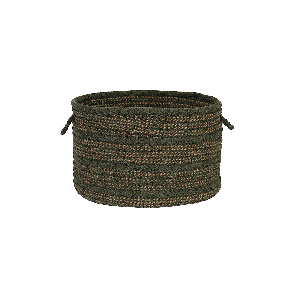 Colonial Mills Basket Garrison Basket Deep Olive Round Colonial Mills Basket Garrison Basket Deep Olive Round