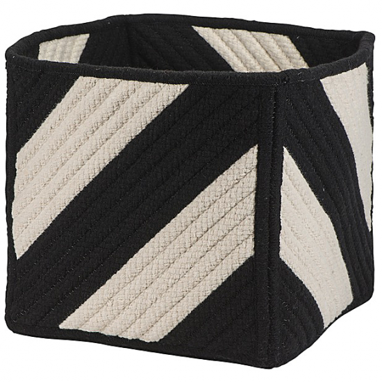 Colonial Mills Basket Geo-Band Basket Black Square