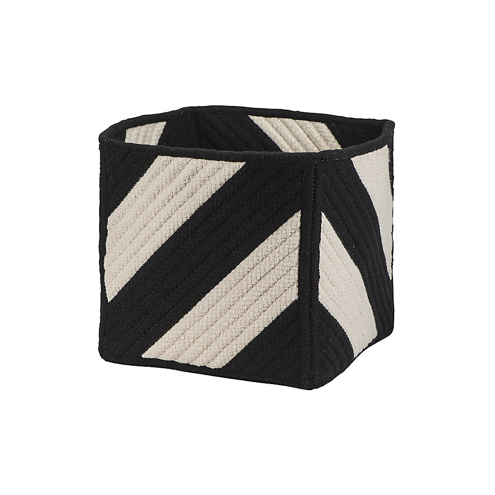 Colonial Mills Basket Geo-Band Basket Black Square