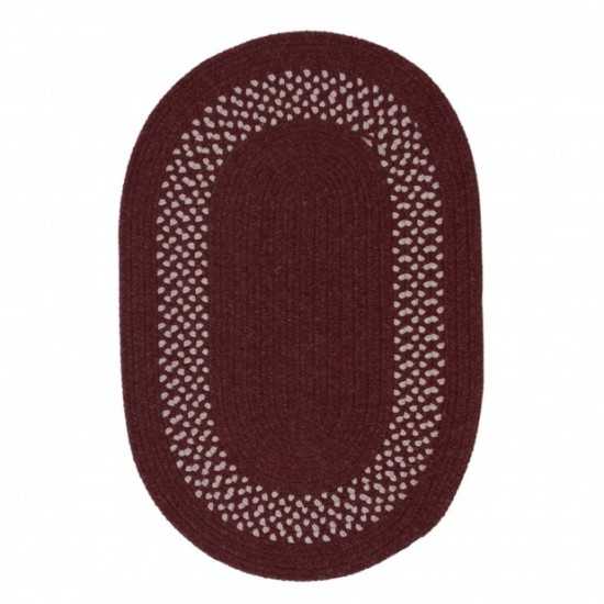 Colonial Mills Rug Grano Red Oval