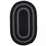 Colonial Mills Rug Graywood Black Runner (Oval)