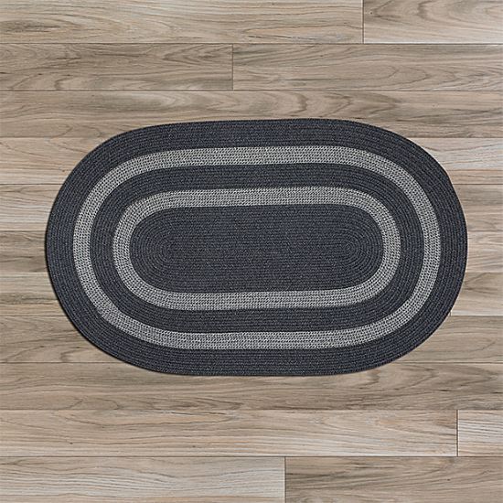 Colonial Mills Rug Graywood Charcoal Runner (Oval)