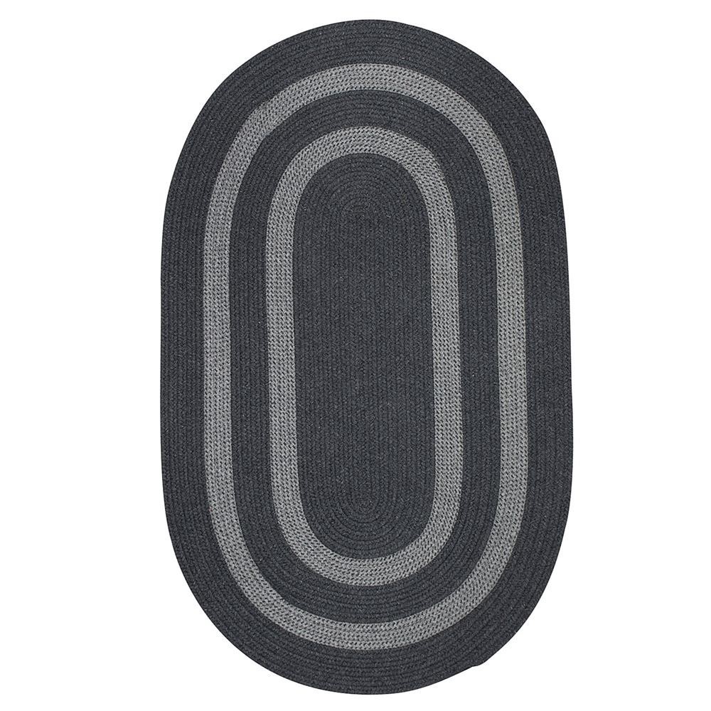 Colonial Mills Rug Graywood Charcoal Runner (Oval)