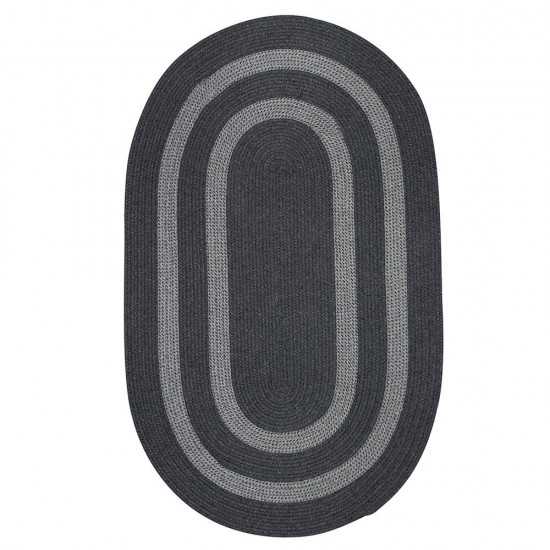 Colonial Mills Rug Graywood Charcoal Oval