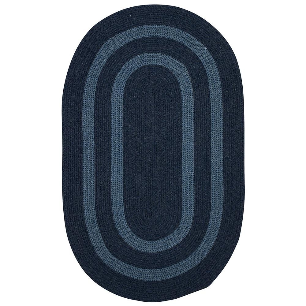 Colonial Mills Rug Graywood Navy Runner (Oval)