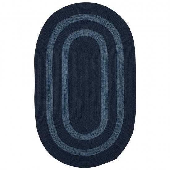 Colonial Mills Rug Graywood Navy Runner (Oval)