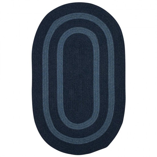 Colonial Mills Rug Graywood Navy Runner (Oval)