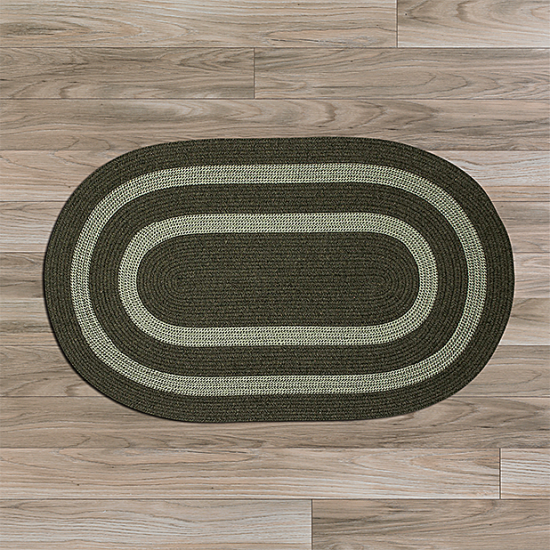 Colonial Mills Rug Graywood Moss Green Runner (Oval)