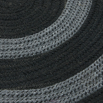 Colonial Mills Rug Graywood Black Round