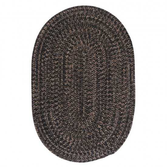 Colonial Mills Rug Hayward Black Oval