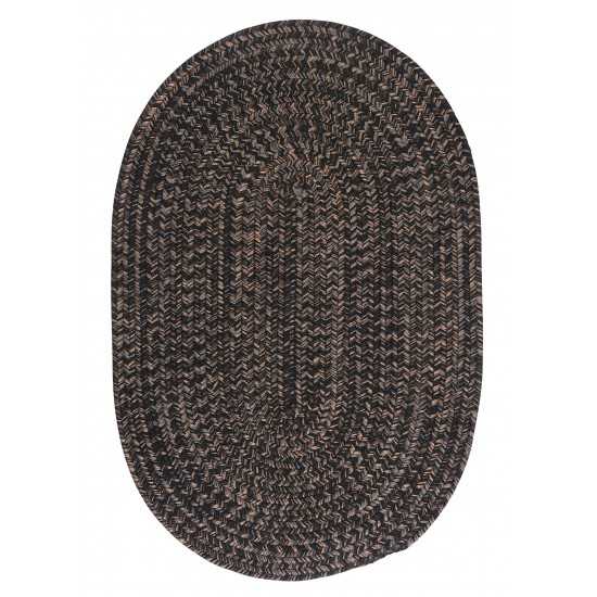 Colonial Mills Rug Hayward Black Runner (Oval)