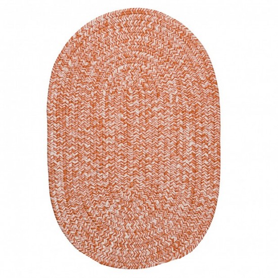 Colonial Mills Rug Howell Tweed Orange Runner (Oval)