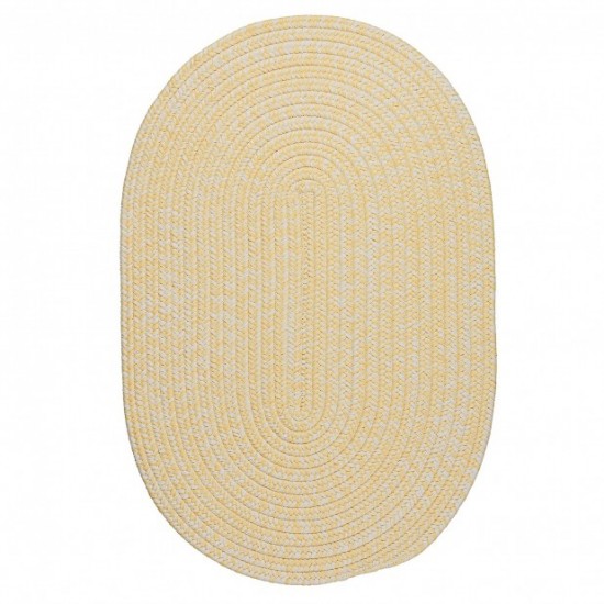 Colonial Mills Rug Howell Tweed Yellow Round