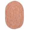 Colonial Mills Rug Howell Tweed  Orange Oval