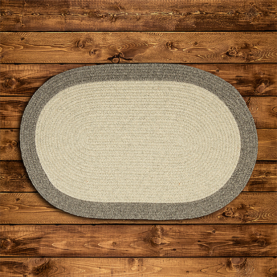 Colonial Mills Rug Hudson Light Gray Runner (Oval)