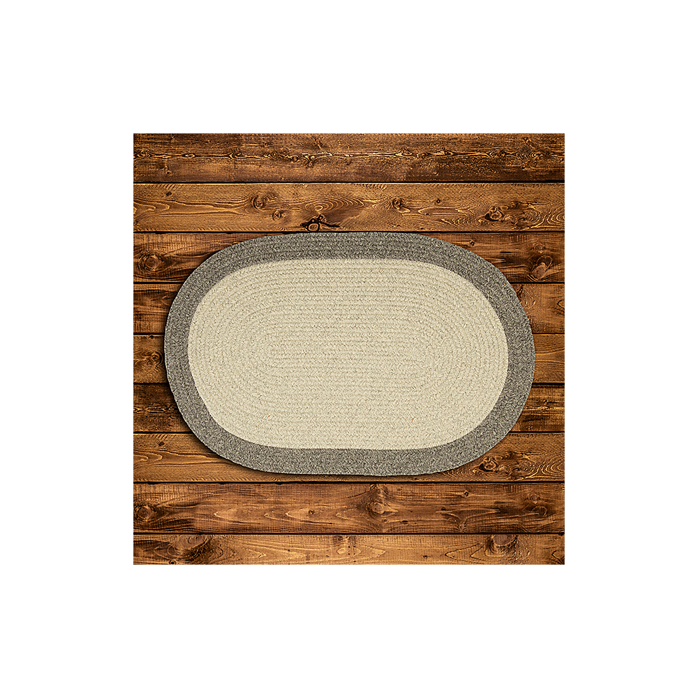 Colonial Mills Rug Hudson Light Gray Runner (Oval)