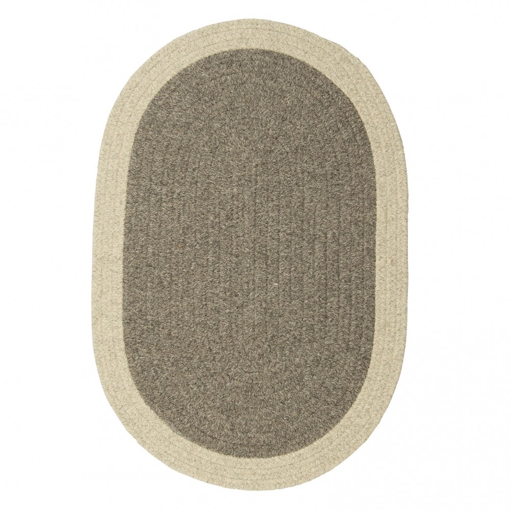 Colonial Mills Rug Hudson Dark Gray Oval