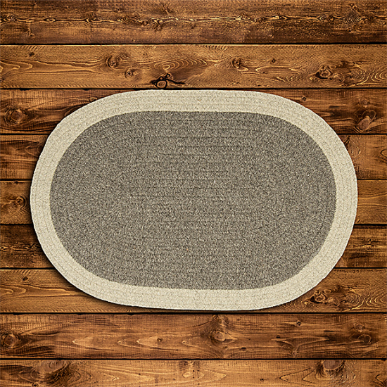 Colonial Mills Rug Hudson Dark Gray Oval