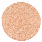 Colonial Mills Rug Kaari Tweed Rusted Orange Round