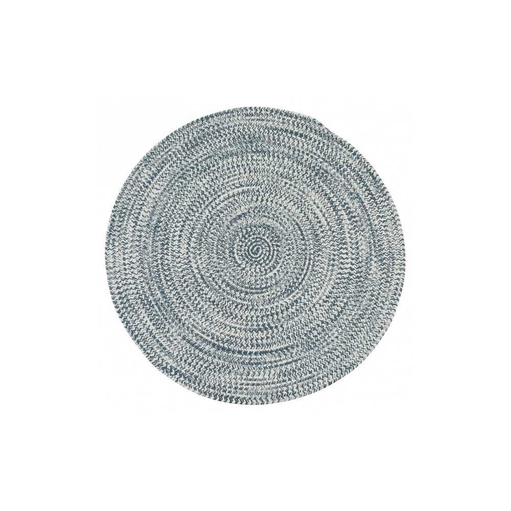 Colonial Mills Rug Kaari Tweed Arctic Blue Round