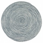 Colonial Mills Rug Kaari Tweed Arctic Blue Round