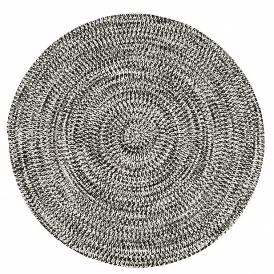 Colonial Mills Rug Kaari Tweed Electric Black Round