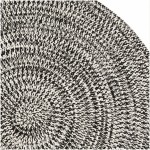 Colonial Mills Rug Kaari Tweed Electric Black Round