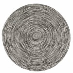 Colonial Mills Rug Kaari Tweed Electric Black Round