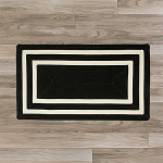 Colonial Mills Rug La Playa Black & White Rectangle