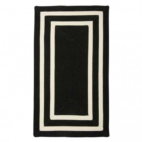 Colonial Mills Rug La Playa Black & White Runner (Rectangle)