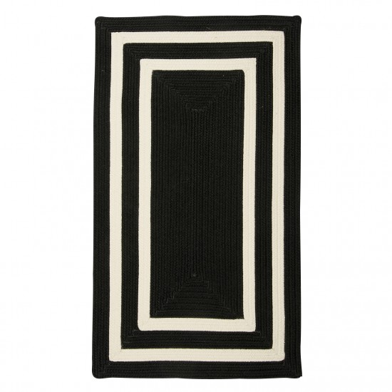 Colonial Mills Rug La Playa Black & White Rectangle