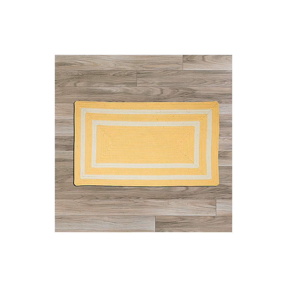 Colonial Mills Rug La Playa Sun Yellow Rectangle